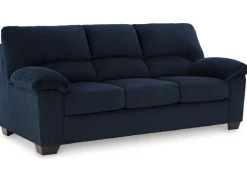 Mor Furniture Living Room Sets|Simple Joy Sofa & Loveseat In Navy