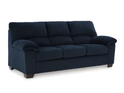 Mor Furniture Living Room Sets|Simple Joy Sofa & Loveseat In Navy