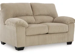 Mor Furniture Living Room Sets|Simple Joy Sofa & Loveseat In Navy