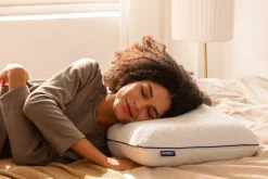 Mor Furniture Pillows|Sleepmor Gel Infused Memory Foam Pillow, Queen