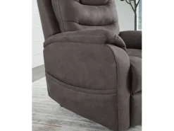 Mor Furniture Recliners|Lift Chairs|Snowfield 2 Power Lift Chair In Gunmetal