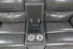 Mor Furniture Reclining Sectionals|Sectionals|Sofia 3 Piece 3 Power Sectional In Brown Leather