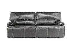 Mor Furniture Reclining Sofas|Sofas|Sofia 3 Power Sofa In Brown Leather
