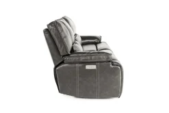 Mor Furniture Reclining Sofas|Sofas|Sofia 3 Power Sofa In Brown Leather