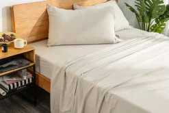 Mor Furniture Sheets & Pillowcases|Sheets & Pillowcases|Soft Wash Sheets In White, Twin