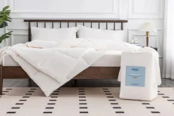 Mor Furniture Duvets & Coverlets|Duvets & Coverlets|Soft Washed Down Alternative Comforter In Gray, Queen
