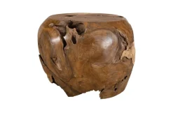 Mor Furniture Outdoor Accent Tables|Sola Outdoor Round End Table In Natural