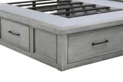 Mor Furniture Beds|Sonora Sleigh Bed W/ Storage In Brown, Queen