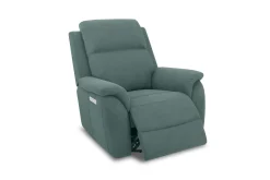 Mor Furniture Recliners|Sorrengail 3 Power Recliner In Light Blue