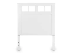 Mor Furniture Bedroom Sets|St Regis Panel Headboard, Dresser, Mirror & Nightstand In White, Twin