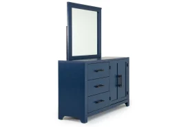 Mor Furniture Bedroom Sets|St Regis Panel Headboard, Dresser, Mirror & Nightstand In White, Twin