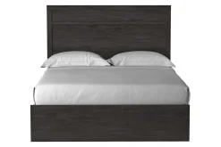 Mor Furniture Bedroom Sets|Stelsie Panel Bed, Dresser, Mirror & Nightstand In Gray, Full