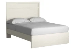 Mor Furniture Bedroom Sets|Stelsie Panel Bed, Dresser, Mirror & Nightstand In Gray, Full