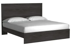Mor Furniture Bedroom Sets|Stelsie Panel Bed, Dresser, Mirror & Nightstand In Gray, Full
