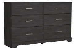 Mor Furniture Bedroom Sets|Stelsie Panel Bed, Dresser, Mirror & Nightstand In Gray, Full