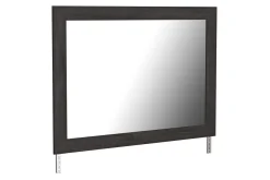 Mor Furniture Bedroom Sets|Stelsie Panel Bed, Dresser, Mirror & Nightstand In Gray, Full