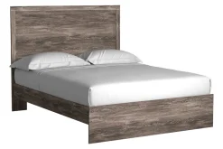 Mor Furniture Beds|Stelsie Panel Bed In Gray, Full