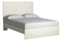 Mor Furniture Beds|Stelsie Panel Bed In Gray, Full
