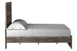 Mor Furniture Beds|Stelsie Panel Bed In Gray, Full