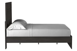 Mor Furniture Beds|Stelsie Panel Bed In Gray, Full
