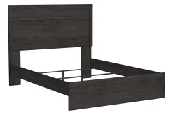 Mor Furniture Beds|Stelsie Panel Bed In Gray, Full