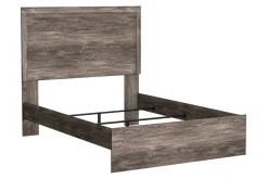 Mor Furniture Beds|Stelsie Panel Bed In Gray, Full