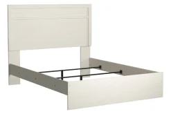 Mor Furniture Beds|Stelsie Panel Bed In Gray, Full