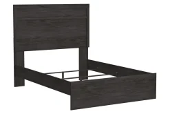 Mor Furniture Beds|Stelsie Panel Bed In Gray, Full