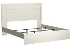 Mor Furniture Beds|Stelsie Panel Bed In Gray, Full