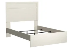 Mor Furniture Beds|Stelsie Panel Bed In Gray, Full