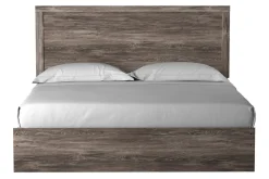 Mor Furniture Beds|Stelsie Panel Bed In Gray, Full