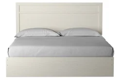 Mor Furniture Beds|Stelsie Panel Bed In Gray, Full