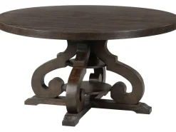 Mor Furniture Round Dining Tables|Dining Tables|Stone Round Dining Table In White