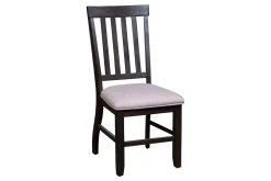 Mor Furniture Dining Chairs|Stone Side Chair In , Upholstered Slat White