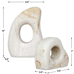 Mor Furniture Sculptures|Stoneflow Sculpture, Set Of 2
