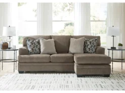 Mor Furniture Sofas|Stonemeade Reversible Sofa Chaise In Nutmeg