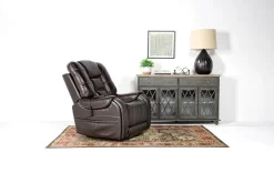 Mor Furniture Lift Chairs|Recliners|Str 3 Power Lift Chair W/ Wireless Charger In Gunmetal