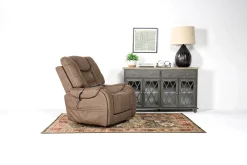 Mor Furniture Lift Chairs|Recliners|Str 3 Power Lift Chair W/ Wireless Charger In Gunmetal