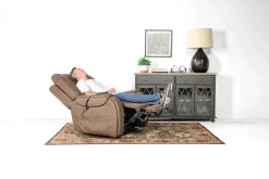 Mor Furniture Lift Chairs|Recliners|Str 3 Power Lift Chair W/ Wireless Charger In Gunmetal