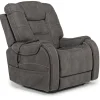 Mor Furniture Lift Chairs|Recliners|Str 3 Power Lift Chair W/ Wireless Charger In Gunmetal