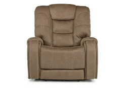 Mor Furniture Recliners|Str 3 Power Recliner W/ Wireless Charger In Gunmetal