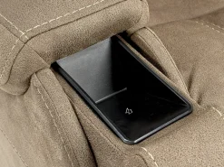 Mor Furniture Recliners|Str 3 Power Recliner W/ Wireless Charger In Gunmetal