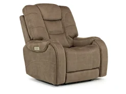 Mor Furniture Recliners|Str 3 Power Recliner W/ Wireless Charger In Gunmetal