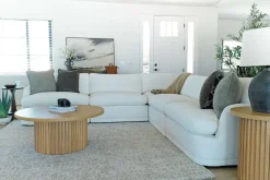 Mor Furniture Sectionals|Stratus 5 Piece Sectional In Aline Saddle Leather