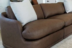 Mor Furniture Sectionals|Stratus 6 Piece Sectional In Aline Saddle Leather