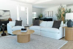 Mor Furniture Chairs|Stratus Crypton Performance Swivel Chair In Jennie Snow