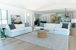 Mor Furniture Living Room Sets|Stratus Crypton Performance Sofa & Loveseat In Jennie Snow