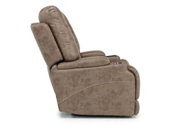Mor Furniture Recliners|Stt 3 Power Recliner W/ Wireless Charger In Mushroom