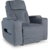 Mor Furniture Recliners|Studio Cave 2 Power Recliner In Steel