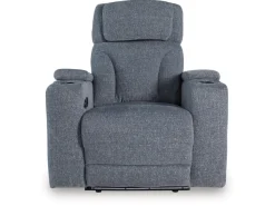 Mor Furniture Recliners|Studio Cave 2 Power Recliner In Steel